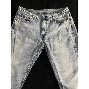 Mens Levis 501 32x30 Light Acid Wash